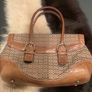 Coach Satchel Handbag with Dust bag